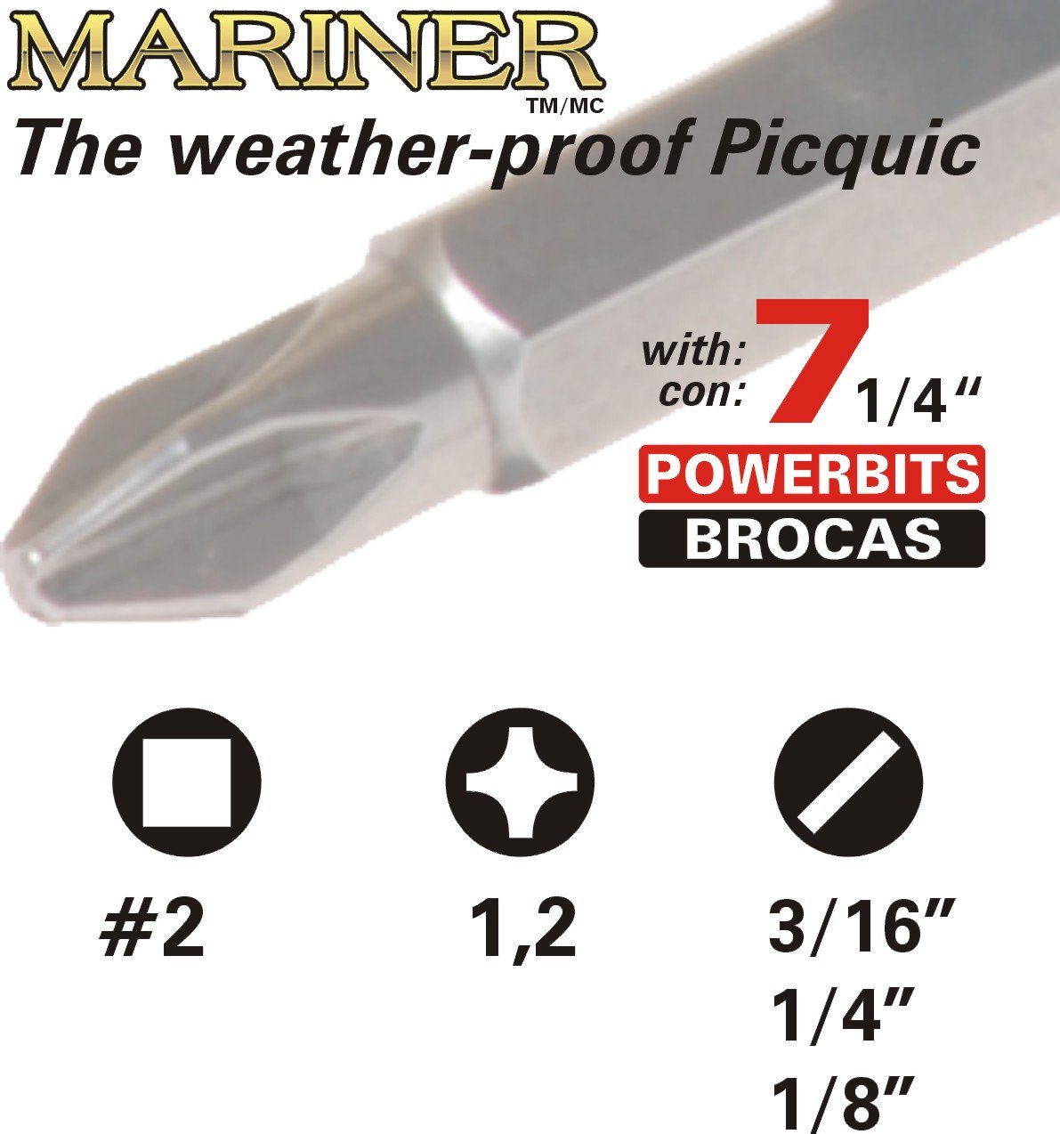 Amazon.com: Picquic 88102 Carded Mariner 7 Bit Multi Bit